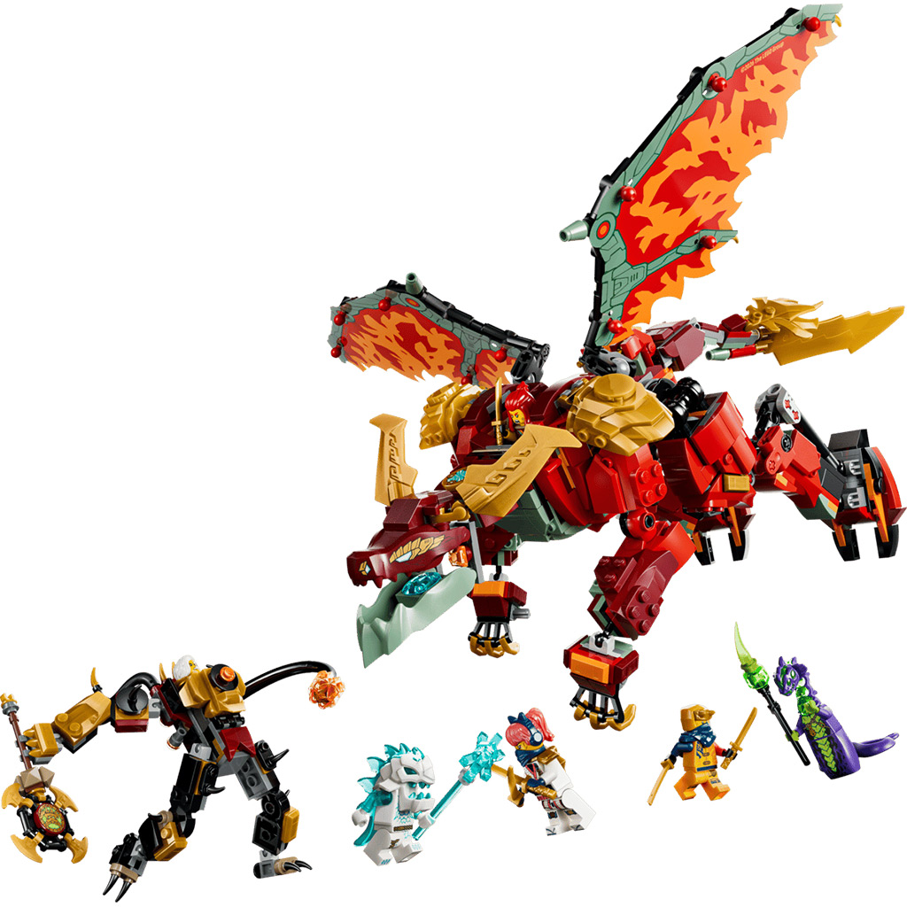 LEGO® Ninjago: Wyldfyre трансформиращ се дракон-робот (71868) изображение 2