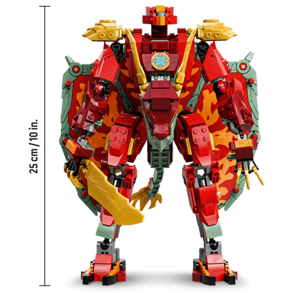 LEGO® Ninjago: Wyldfyre трансформиращ се дракон-робот (71868) изображение 5