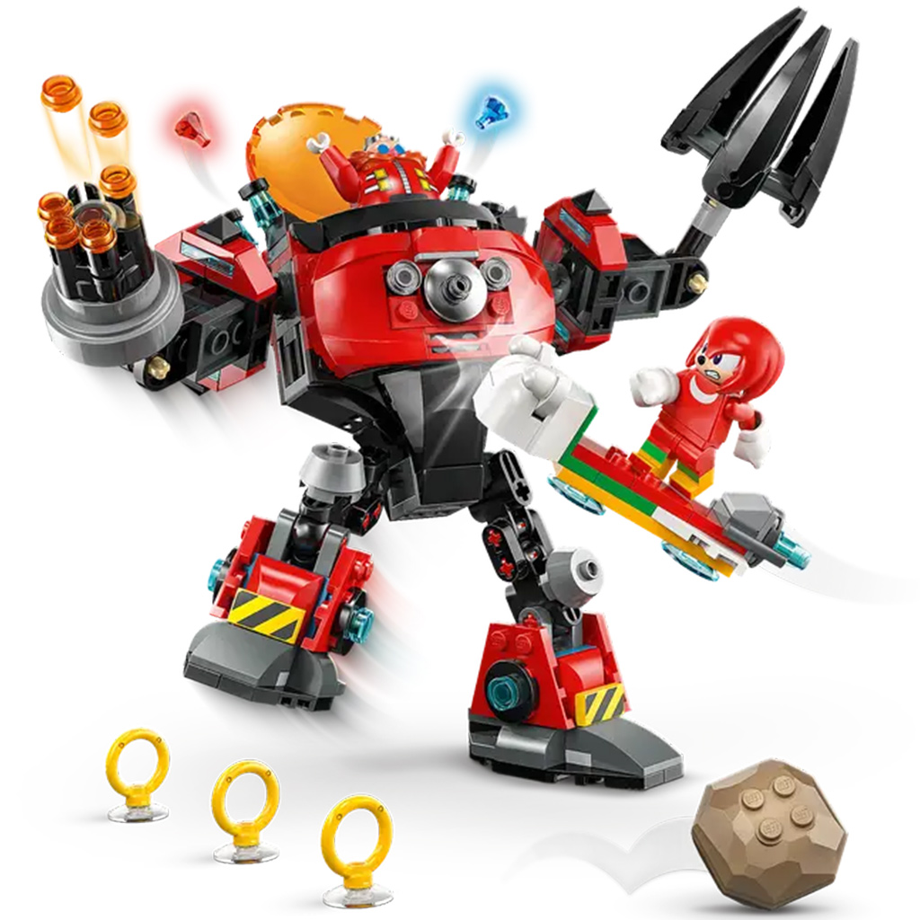 LEGO® Sonic the Hedgehog™: Knuckles срещу Dr. Eggman Egg Crusher робот (77005) изображение 3