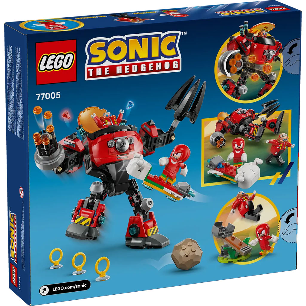 LEGO® Sonic the Hedgehog™: Knuckles срещу Dr. Eggman Egg Crusher робот (77005) изображение 6