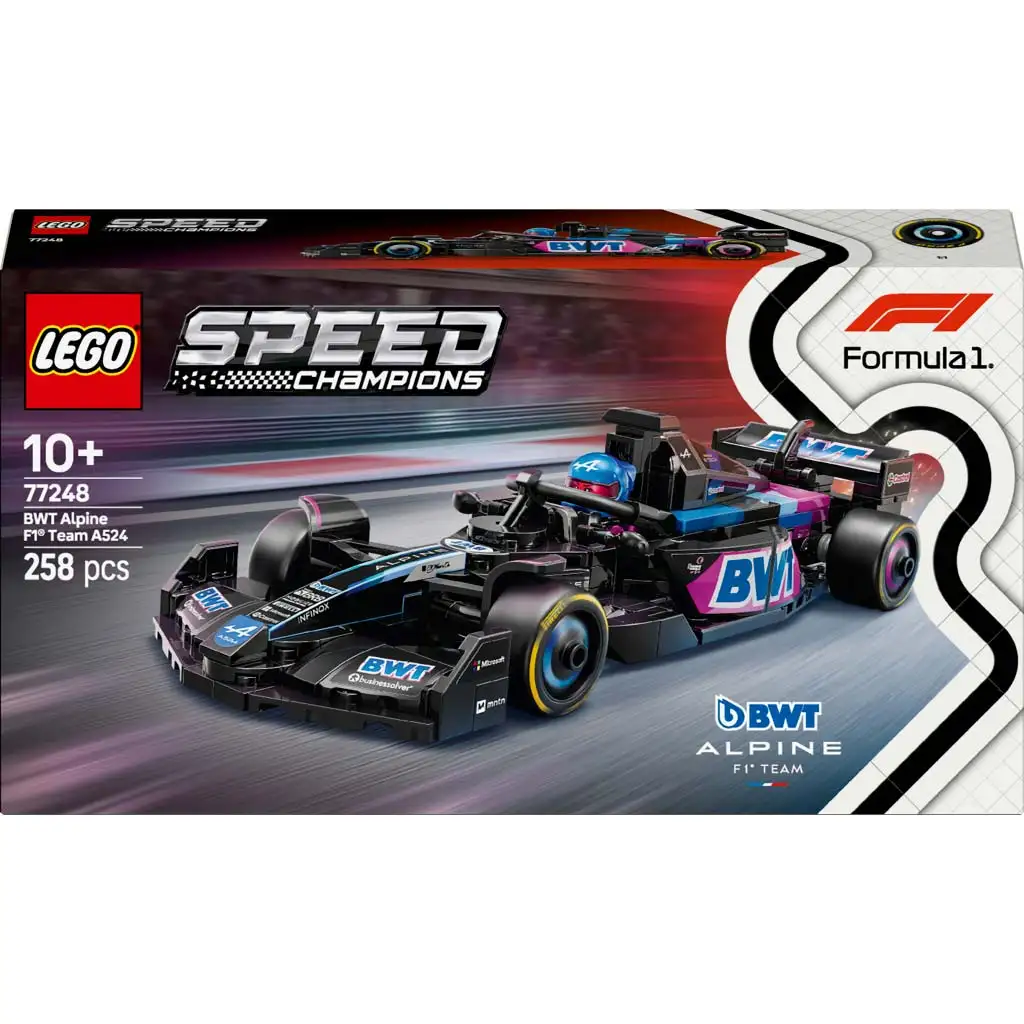 LEGO® Speed Champions: BWT Alpine F1® Team A524 състезателен автомобил (77248) изображение 1