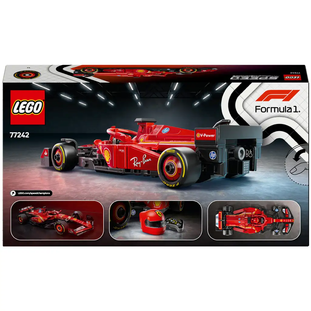 LEGO® Speed Champions: Ferrari SF-24 F1® състезателен автомобил (77242) изображение 2