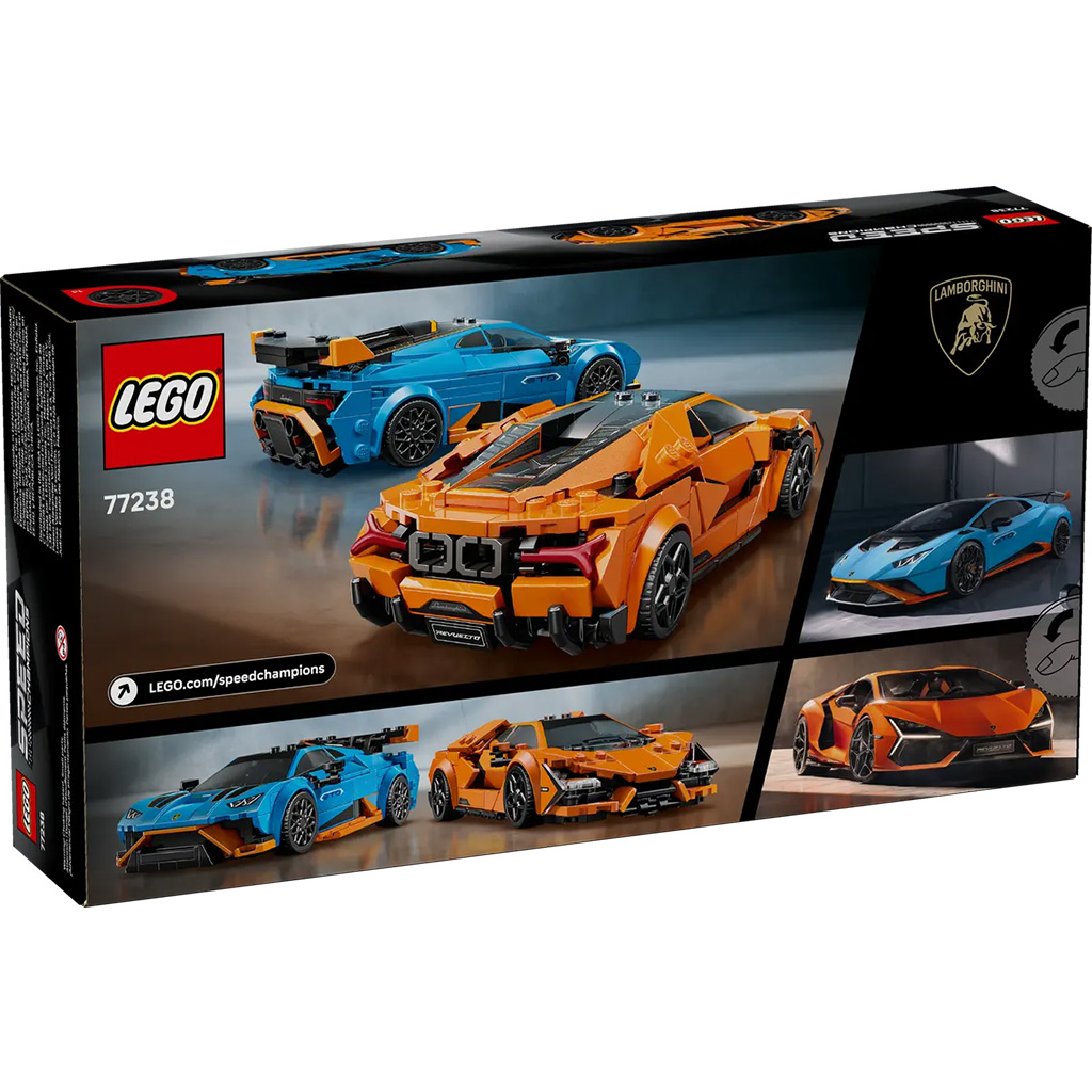 LEGO® Speed Champions: Lamborghini Revuelto и Huracán STO (77238) изображение 6