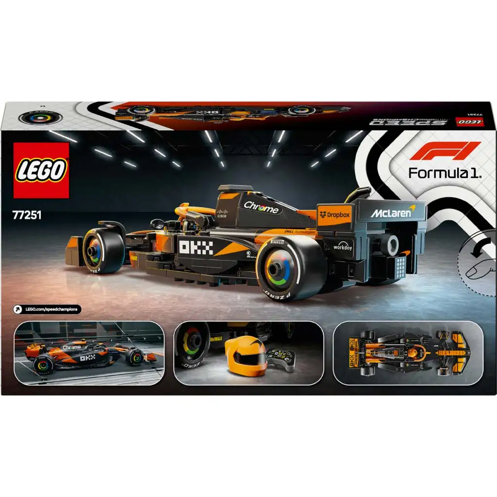 LEGO® Speed Champions: McLaren F1® Team MCL38 състезателен автомобил (77251) изображение 2