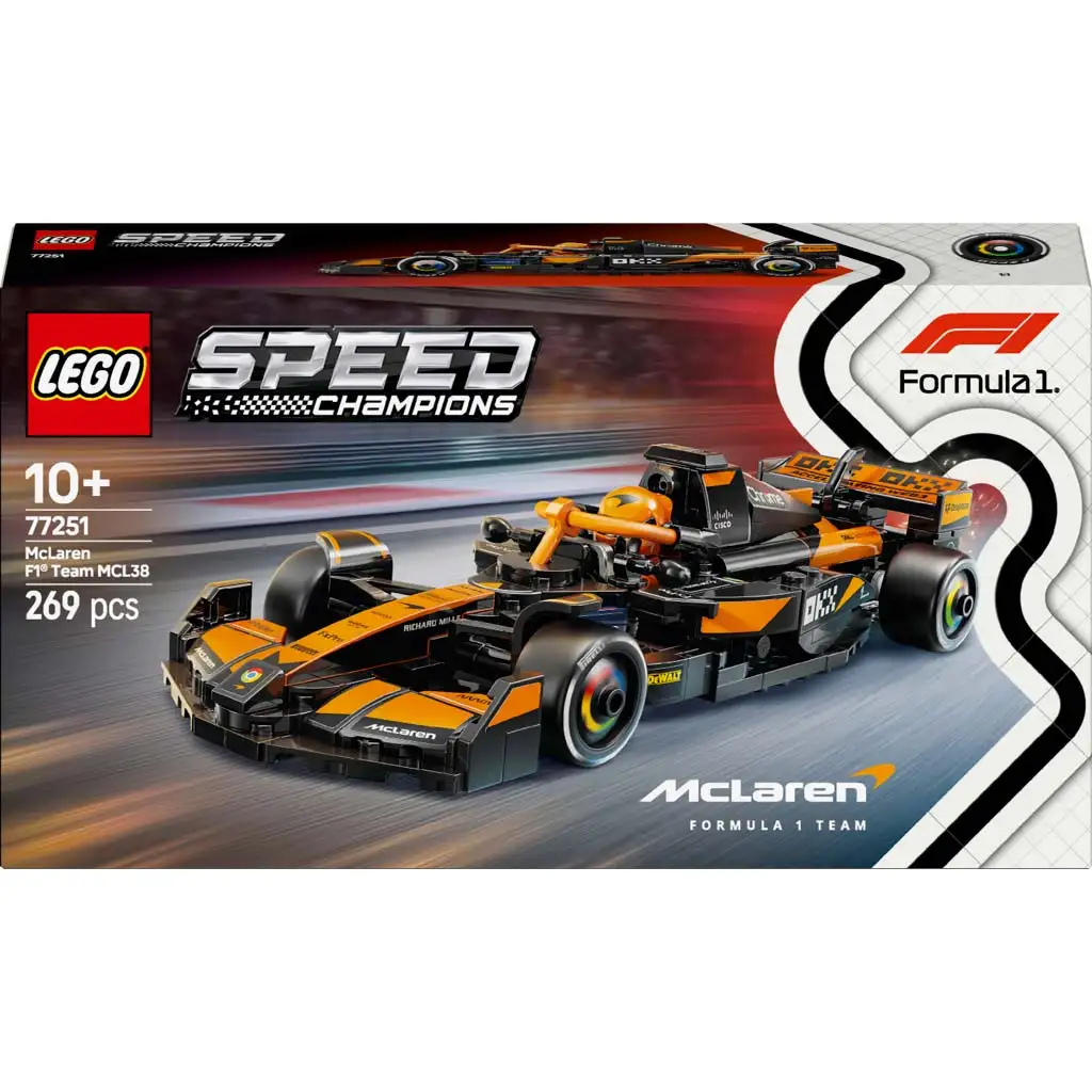 LEGO® Speed Champions: McLaren F1® Team MCL38 състезателен автомобил (77251) изображение 1