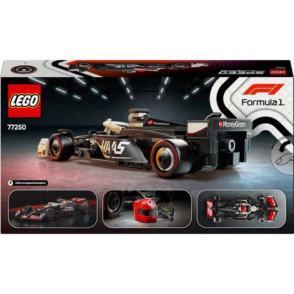LEGO® Speed Champions: MoneyGram Haas F1® Team VF-24 състезателен автомобил (77250) изображение 2