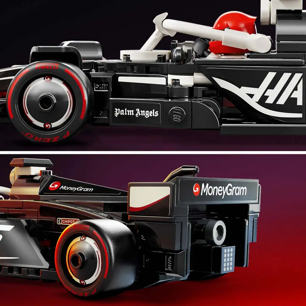 LEGO® Speed Champions: MoneyGram Haas F1® Team VF-24 състезателен автомобил (77250) изображение 4
