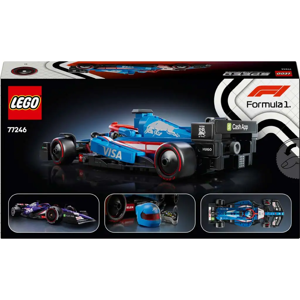 LEGO® Speed Champions: Visa Cash App RB VCARB 01 F1® състезателен автомобил (77246) изображение 2
