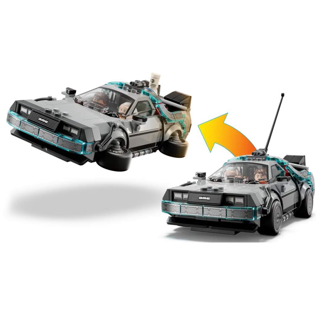 LEGO® Speed Champions: Завръщането в бъдещето времеви машина (77256) изображение 3