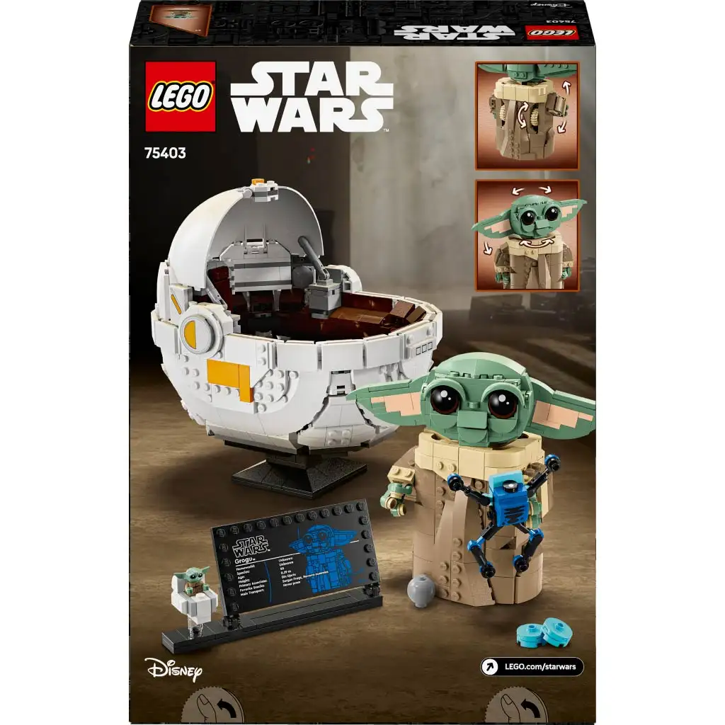 LEGO® Star Wars™: Grogu™ плаваща люлка (75403) изображение 2