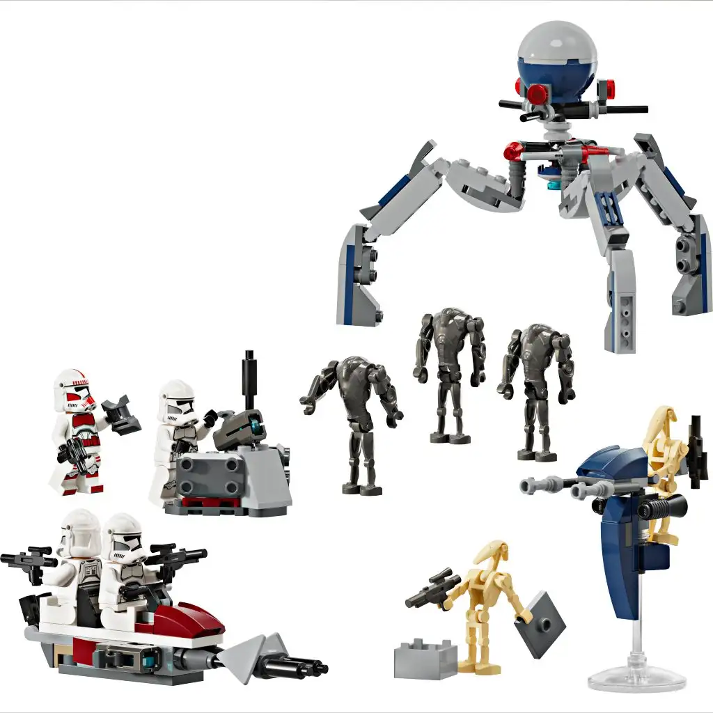 LEGO® Star Wars™: Клонинг войник™ и бойен дроид™ боен комплект (75372) изображение 2