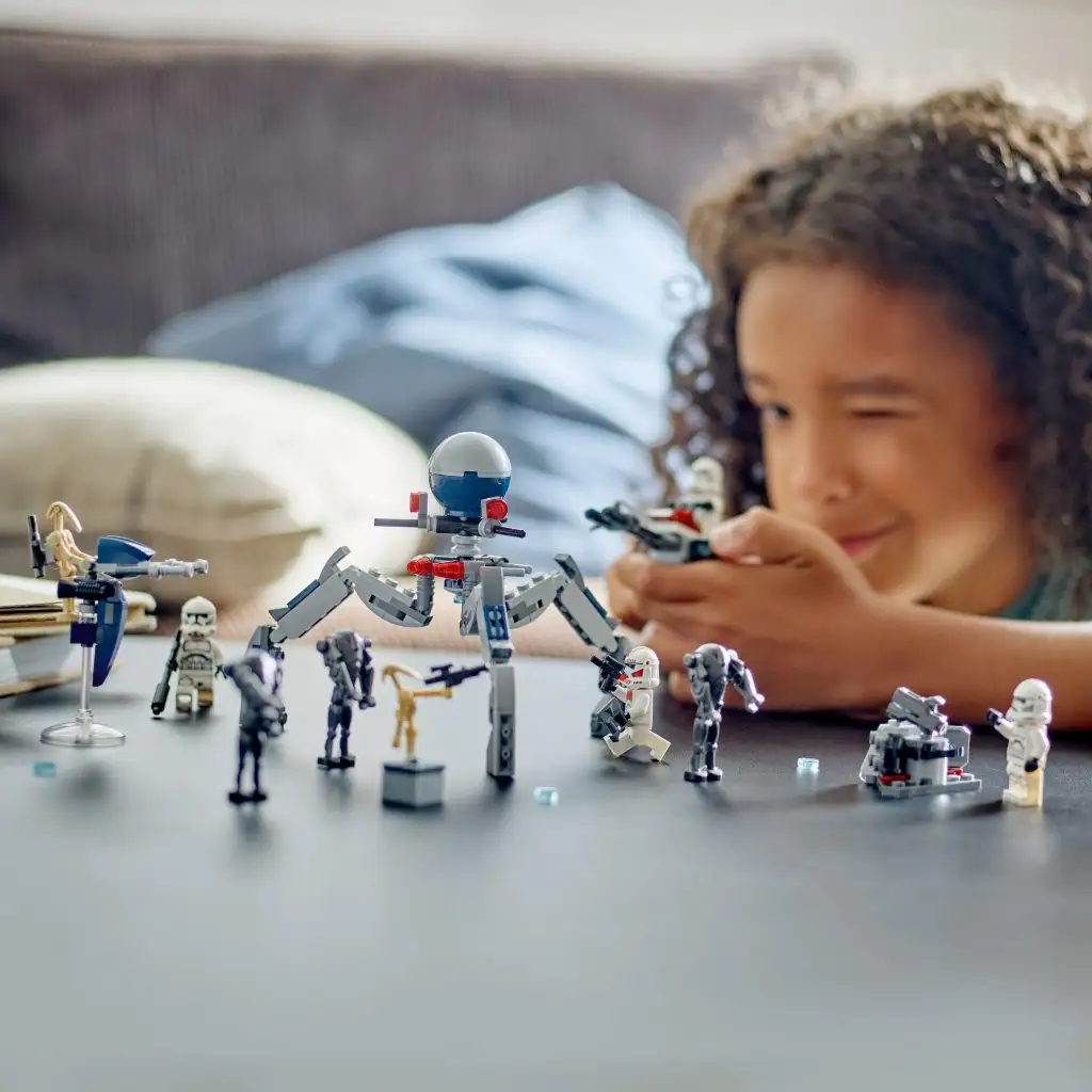 LEGO® Star Wars™: Клонинг войник™ и бойен дроид™ боен комплект (75372) изображение 3