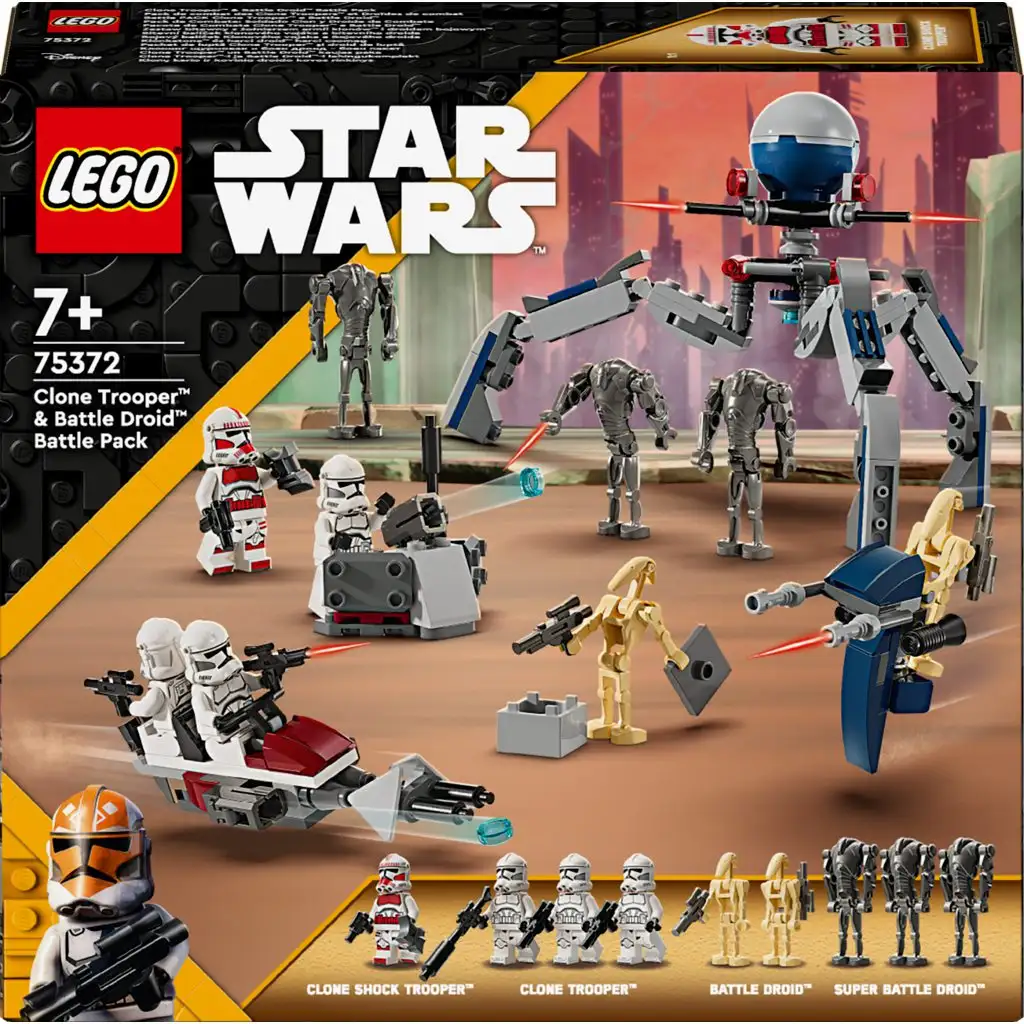 LEGO® Star Wars™: Клонинг войник™ и бойен дроид™ боен комплект (75372) изображение 1