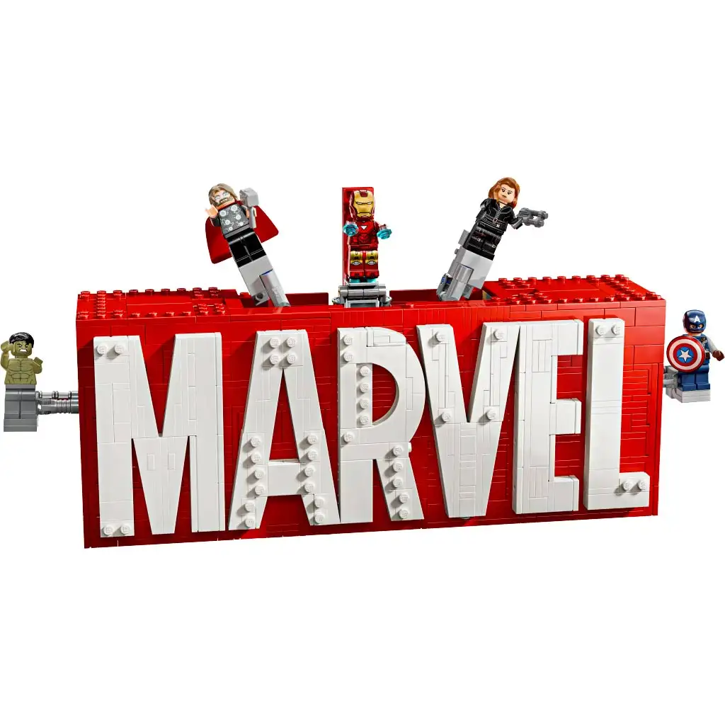 LEGO® Super Heroes: MARVEL лого и минифигурки (76313) изображение 2