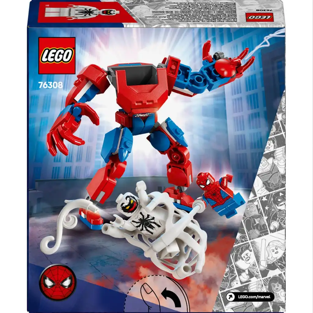 LEGO® Super Heroes: Marvel - Спайдърмен робот срещу Анти-Веном (76308) изображение 5