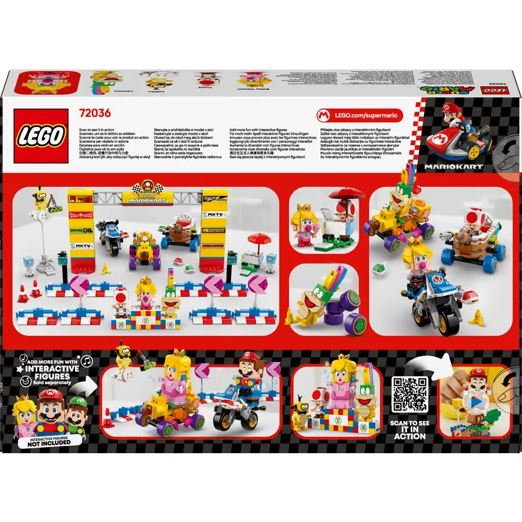 LEGO® Super Mario™: Mario Kart™ - Бебе Пийч и комплект Гран При (72036) изображение 2