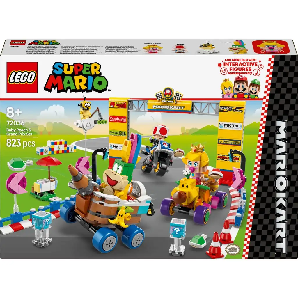 LEGO® Super Mario™: Mario Kart™ - Бебе Пийч и комплект Гран При (72036) изображение 1