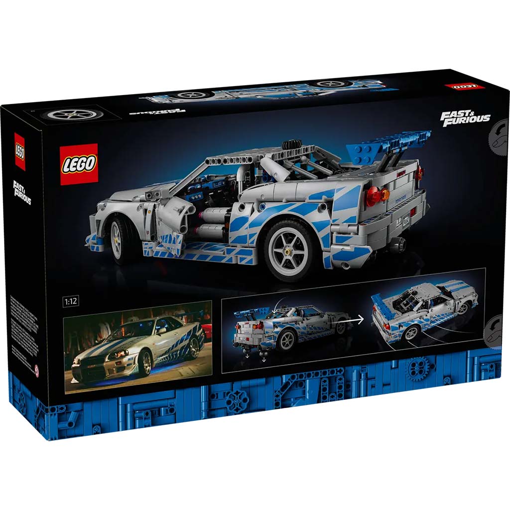 LEGO® Technic: 2 Fast 2 Furious Nissan Skyline GT-R (R34) кола (42210) изображение 2