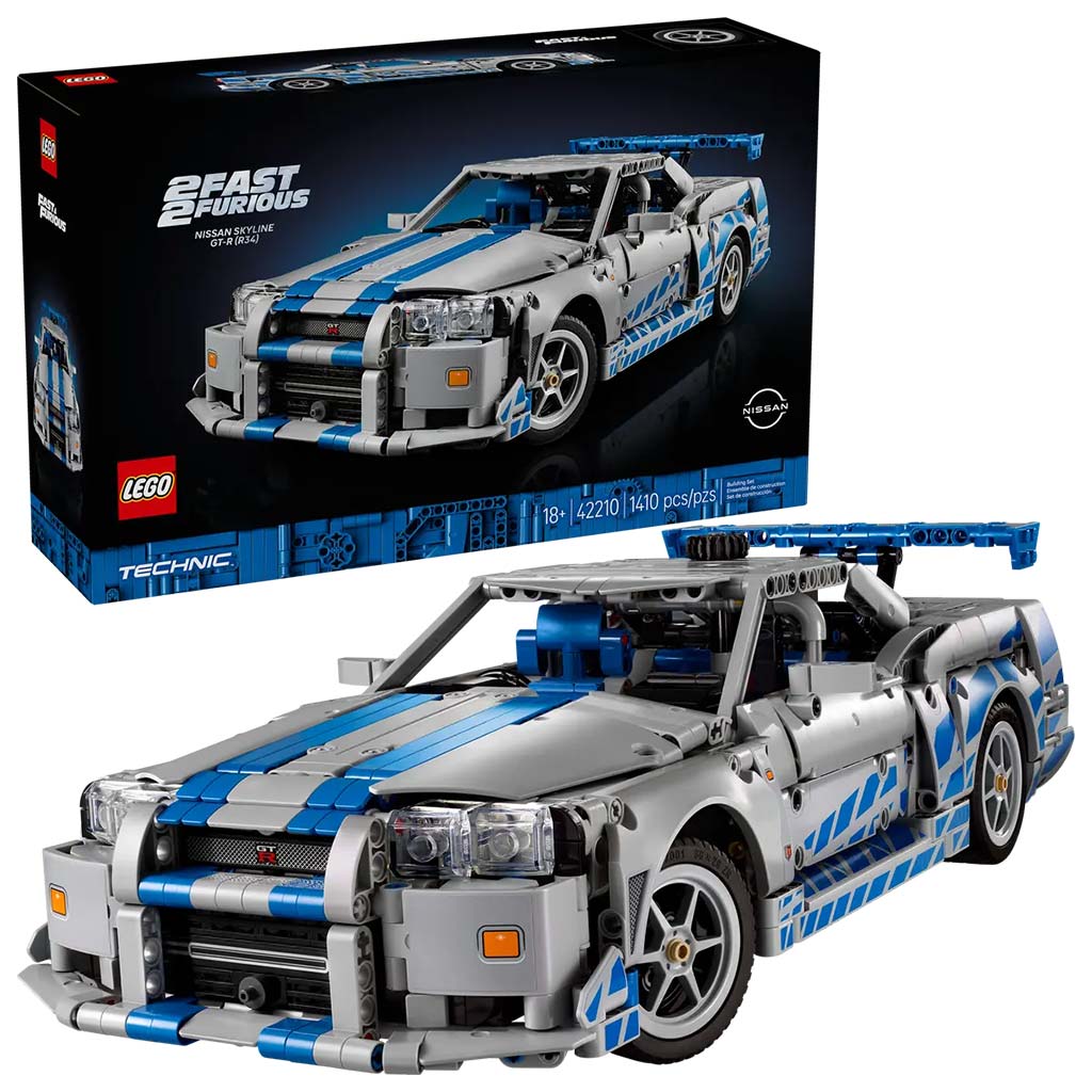 LEGO® Technic: 2 Fast 2 Furious Nissan Skyline GT-R (R34) кола (42210) изображение 1