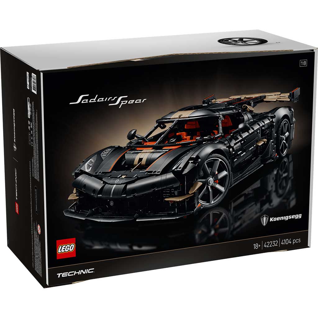 LEGO® Technic: Koenigsegg Sadair's Spear суперкола (42232) изображение 10