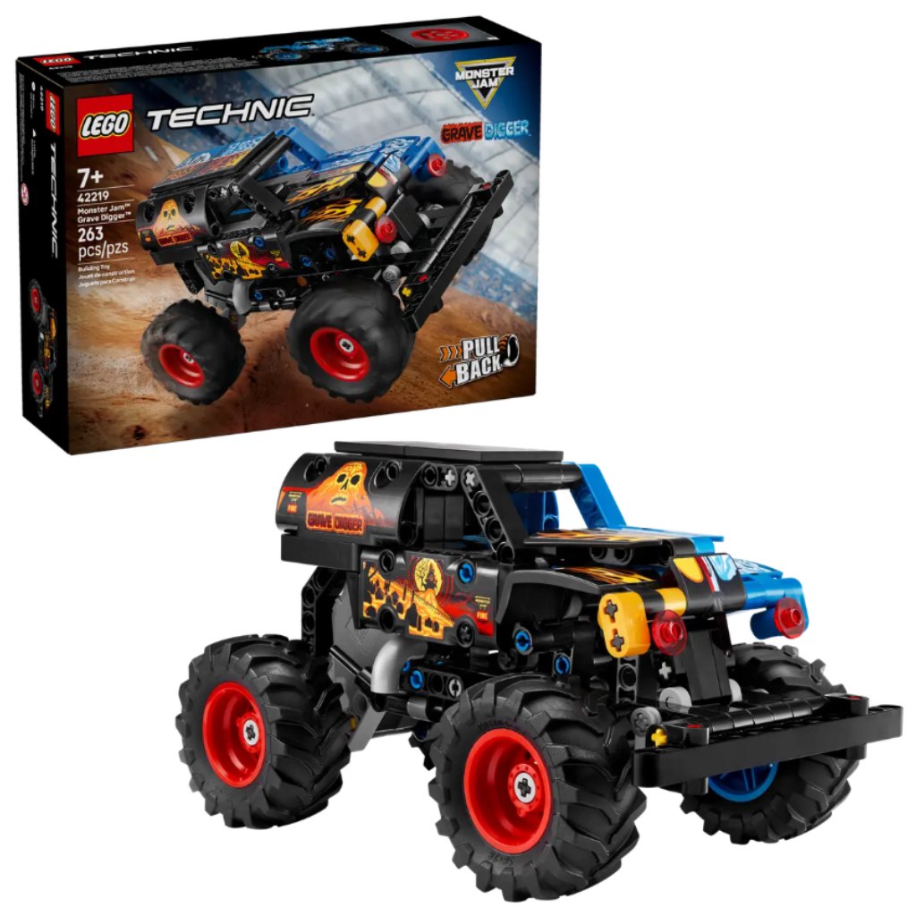 LEGO® Technic: Monster Jam™ Grave Digger™ огън и лед (42219) изображение 1