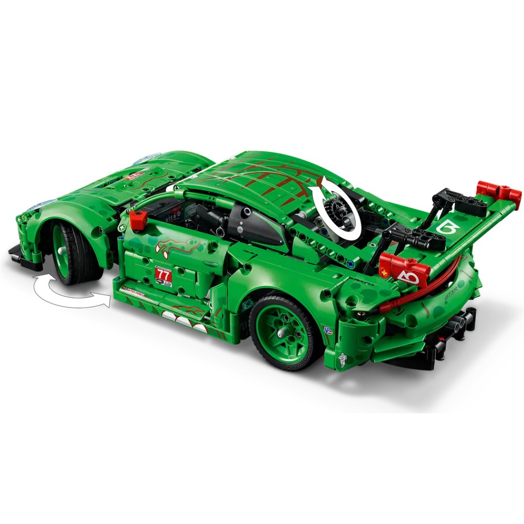LEGO® Technic: Porsche 911 GT3 R REXY AO Racing кола (42224) изображение 4