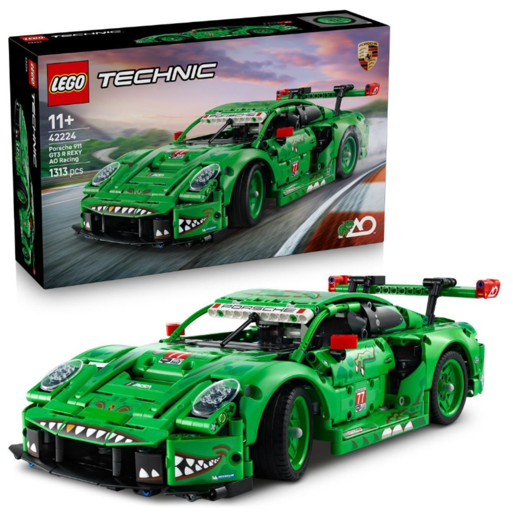 LEGO® Technic: Porsche 911 GT3 R REXY AO Racing кола (42224) изображение 1