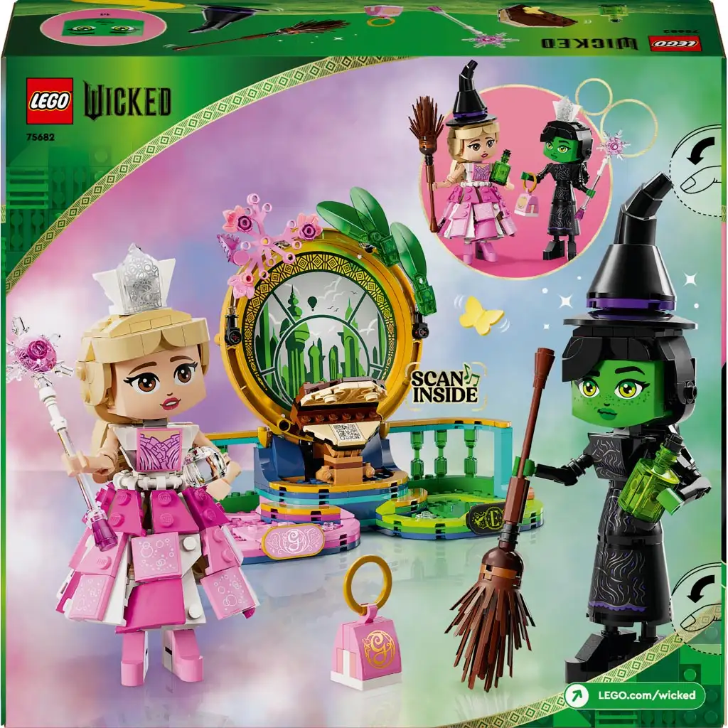 LEGO® Wicked: Фигурки на Елфаба и Глинда (75682) изображение 2