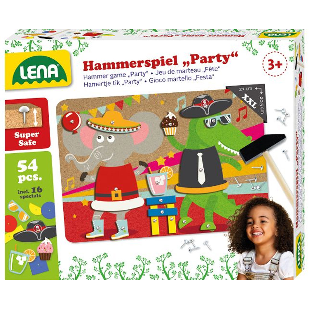 LENA: Чук с коркова дъска 54бр. комплект за игра - Партия изображение 1