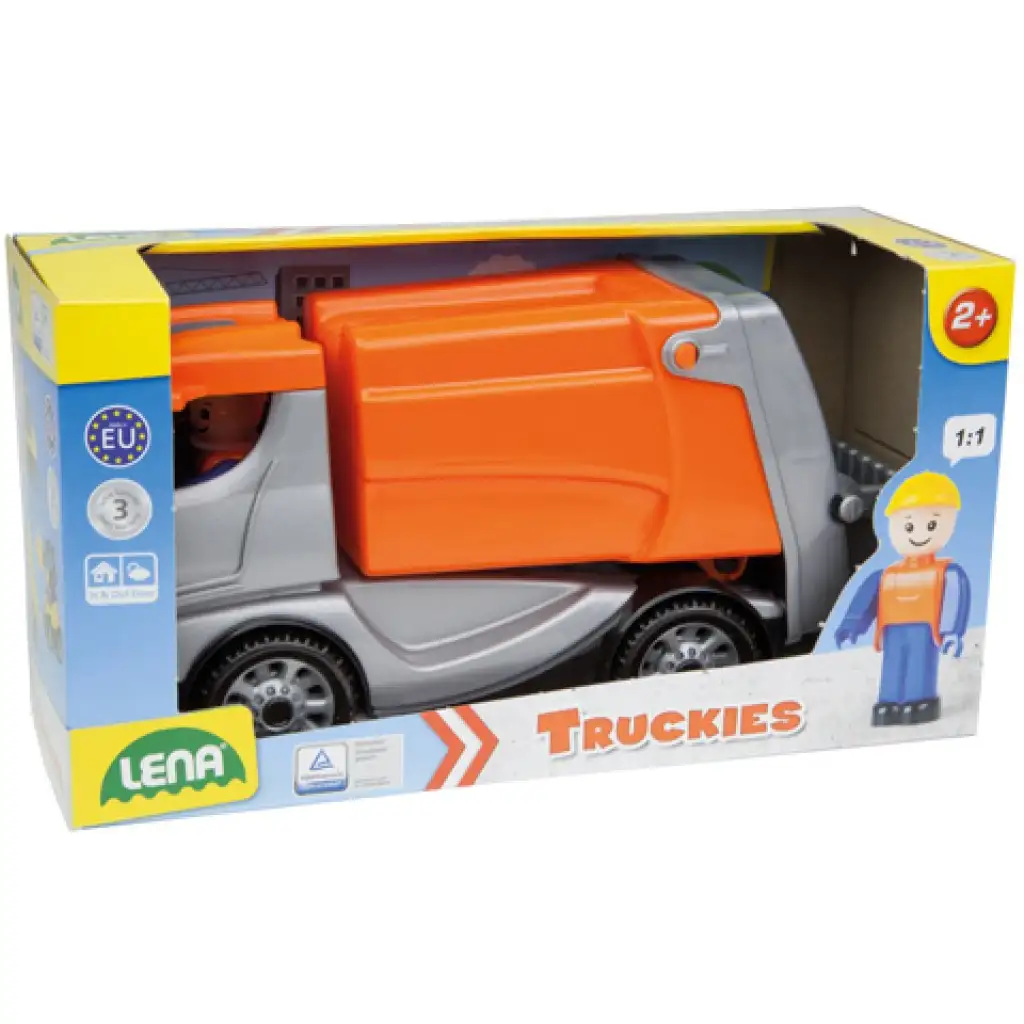LENA: Камион Truckies с фигура на боклукчия 22см изображение 2