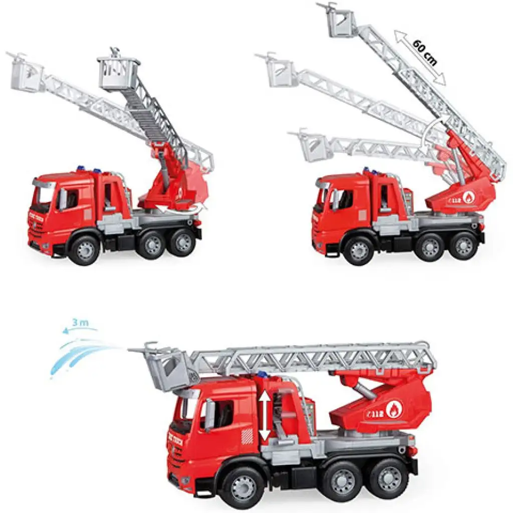 LENA: Mercedes-Bens Arocs пожарна с стълба 48см изображение 3
