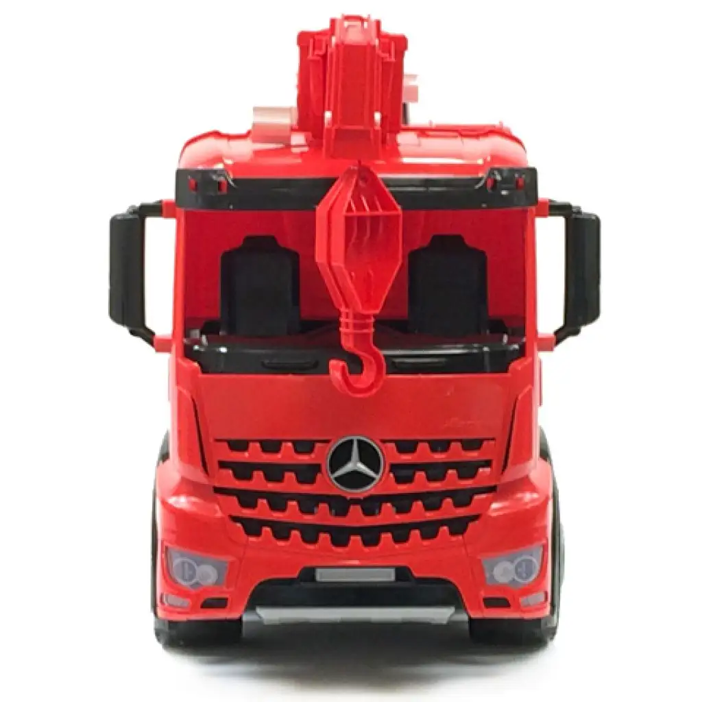 LENA: Mercedes-Benz Arocs гигантски кран пожарна кола 70см изображение 3