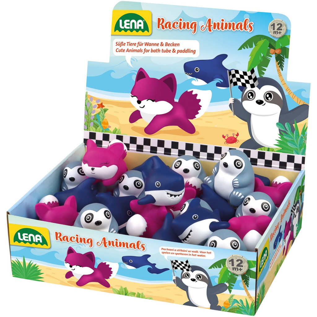 LENA: Щастливи животни за игра във ваната, различни 1бр изображение 1