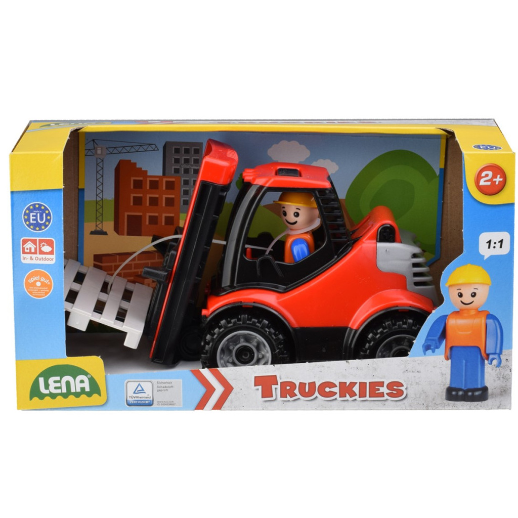 LENA: Truckies Товарен кран с палети 22см изображение 1