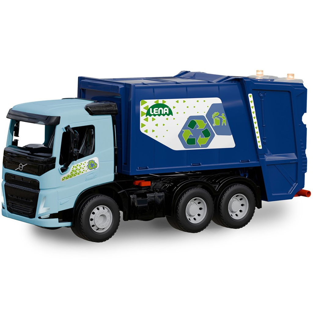 LENA: Worxx Volvo FMX камион за боклук с кутия 54см изображение 2