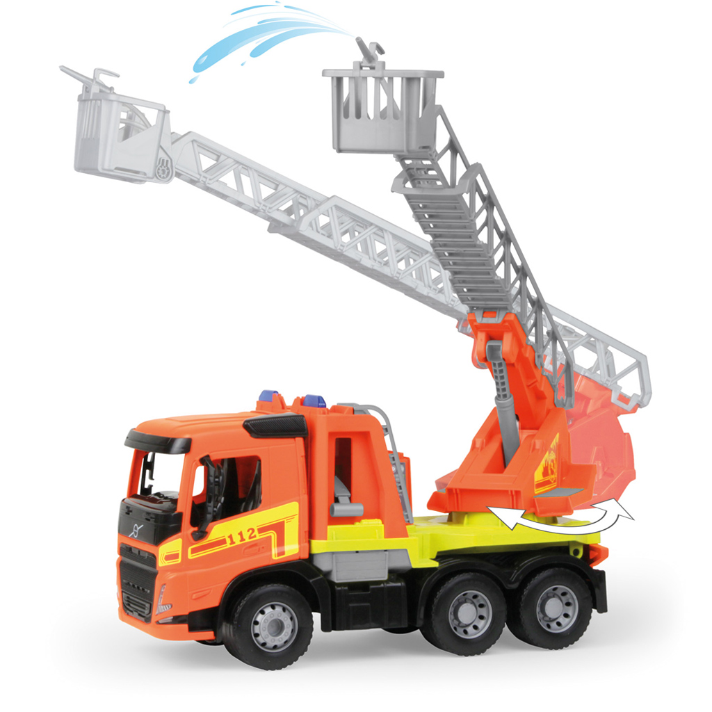 LENA: Worxx Volvo FMX стълбов пожарен автомобил в кутия 48см изображение 2