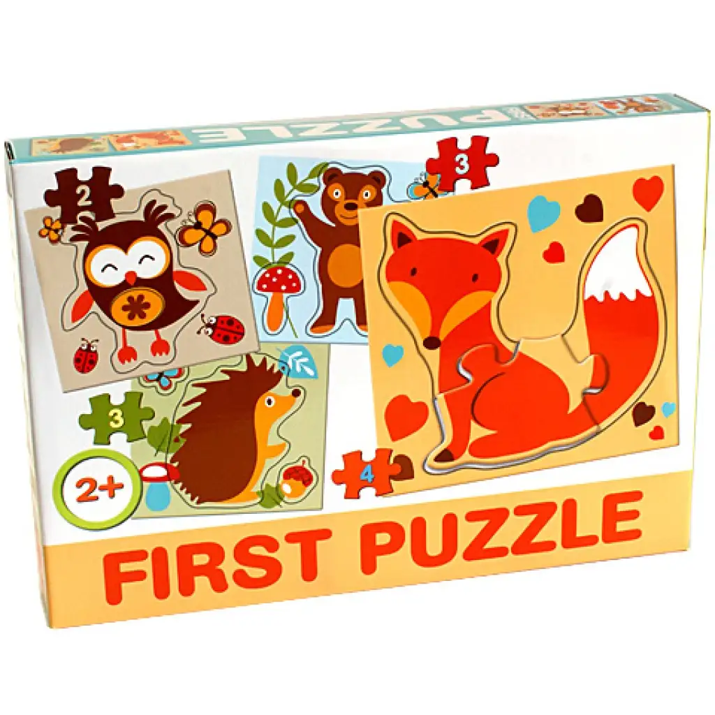 Лесни животни Бебипъзел - D-Toys изображение 1