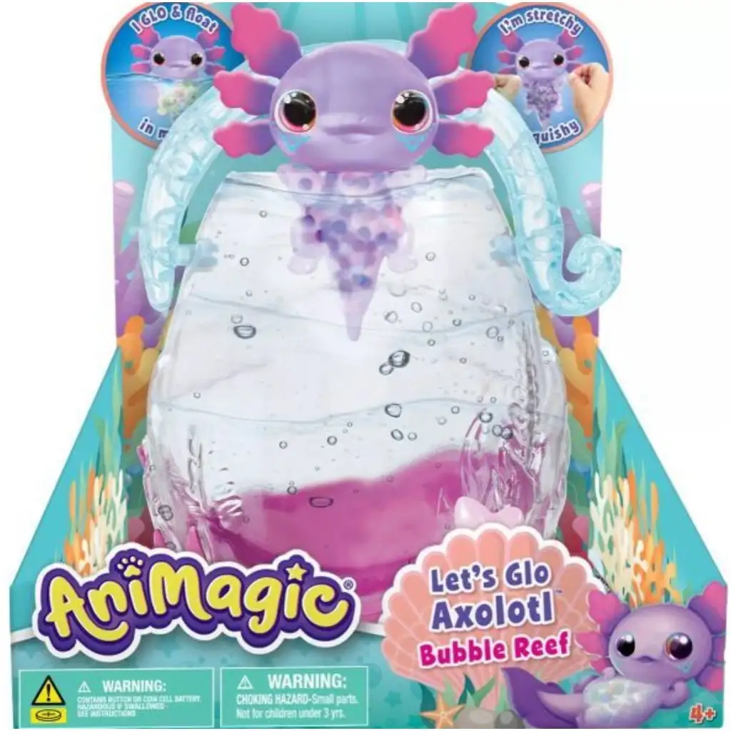 Let’s Glo Axolotl: Светеща водна приятелка комплект изображение 3