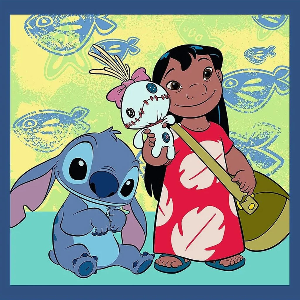 Lilo и Stitch - 3 в 1 20-36-50 части пъзел - Trefl изображение 2