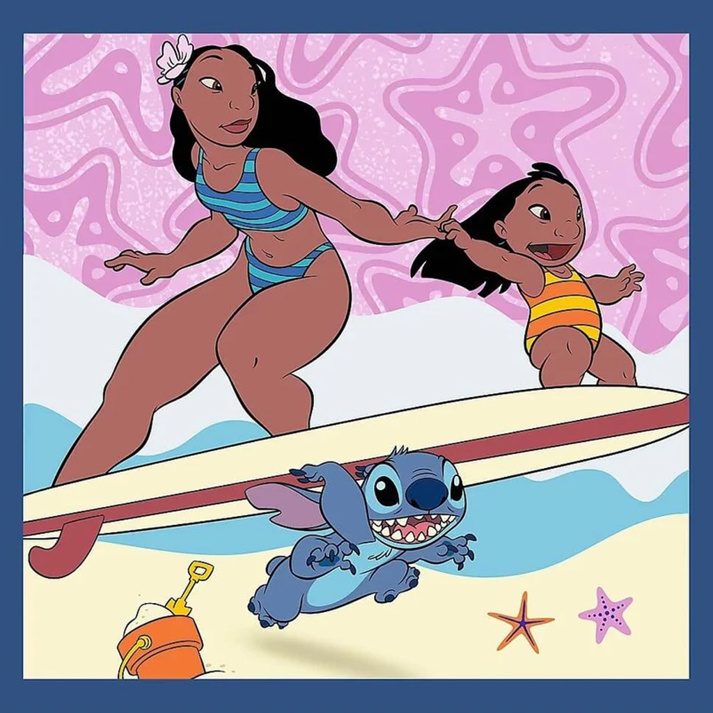 Lilo и Stitch - 3 в 1 20-36-50 части пъзел - Trefl изображение 3
