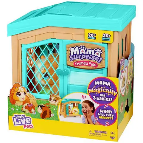 Little Live Pets Mama Suprise интерактивна морска свиня с изненада изображение 1