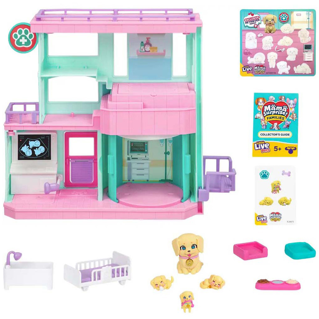 Little Live Pets: Mama Surprise - Клиника игрален комплект изображение 2