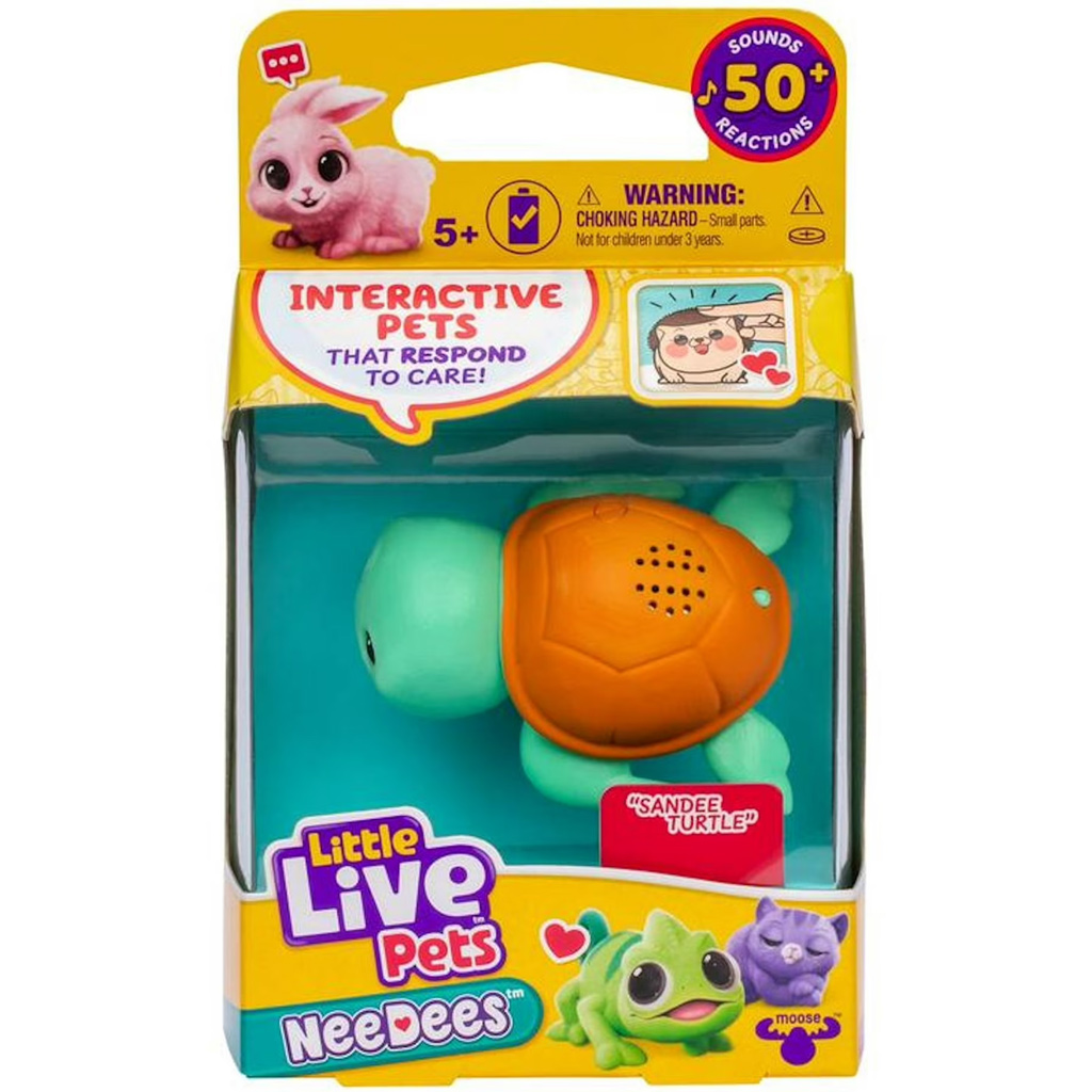 Little Live Pets: Needees Събираеми домашни любимци - Sandee костенурка изображение 1