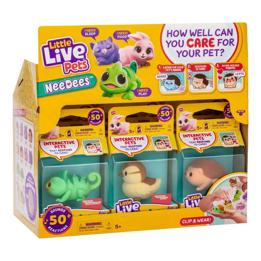 Little Live Pets: Needees Събираеми интерактивни домашни любимци различни 1бр изображение 1