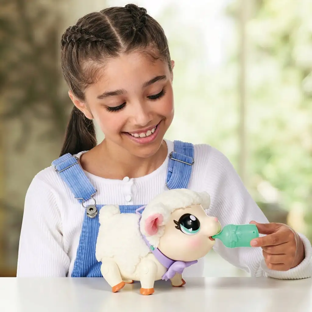 Little Live Pets: Snowie Барика, интерактивна овца с звук и движение изображение 6
