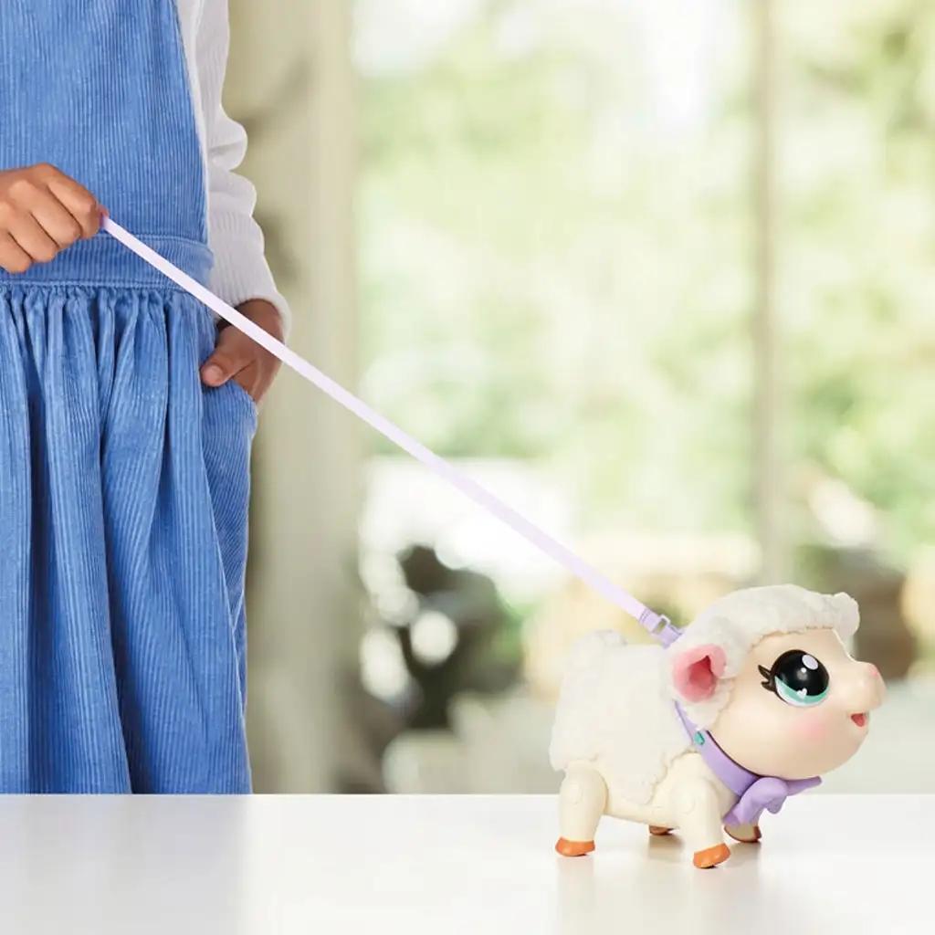 Little Live Pets: Snowie Барика, интерактивна овца с звук и движение изображение 7
