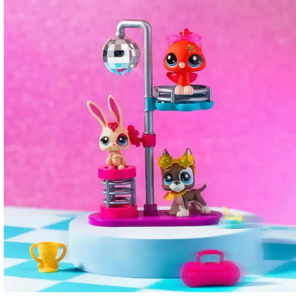 Littlest Pet Shop: Диско 3бр. фигурка пакет изображение 1