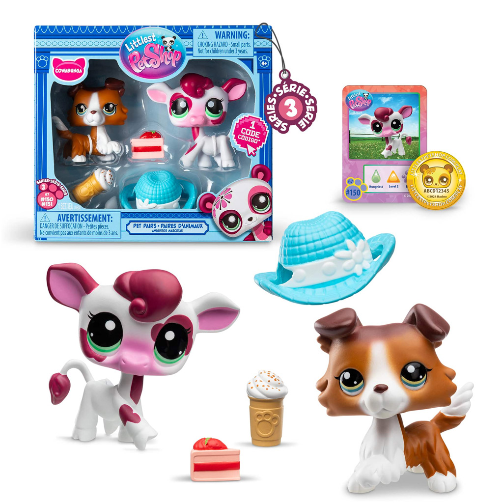Littlest Pet Shop: Двойна фигурка на домашен любимец S3 в различни варианти 1бр изображение 2