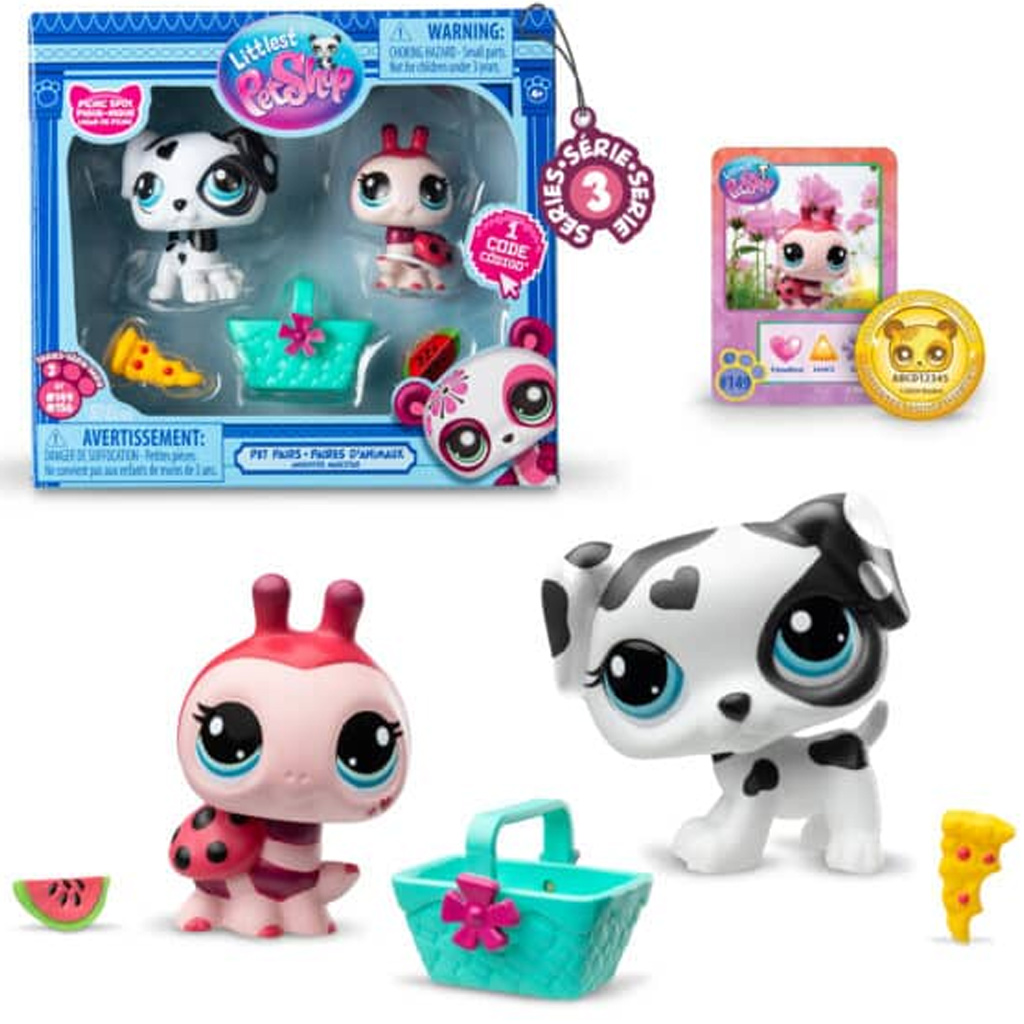 Littlest Pet Shop: Двойна фигурка на домашен любимец S3 в различни варианти 1бр изображение 3