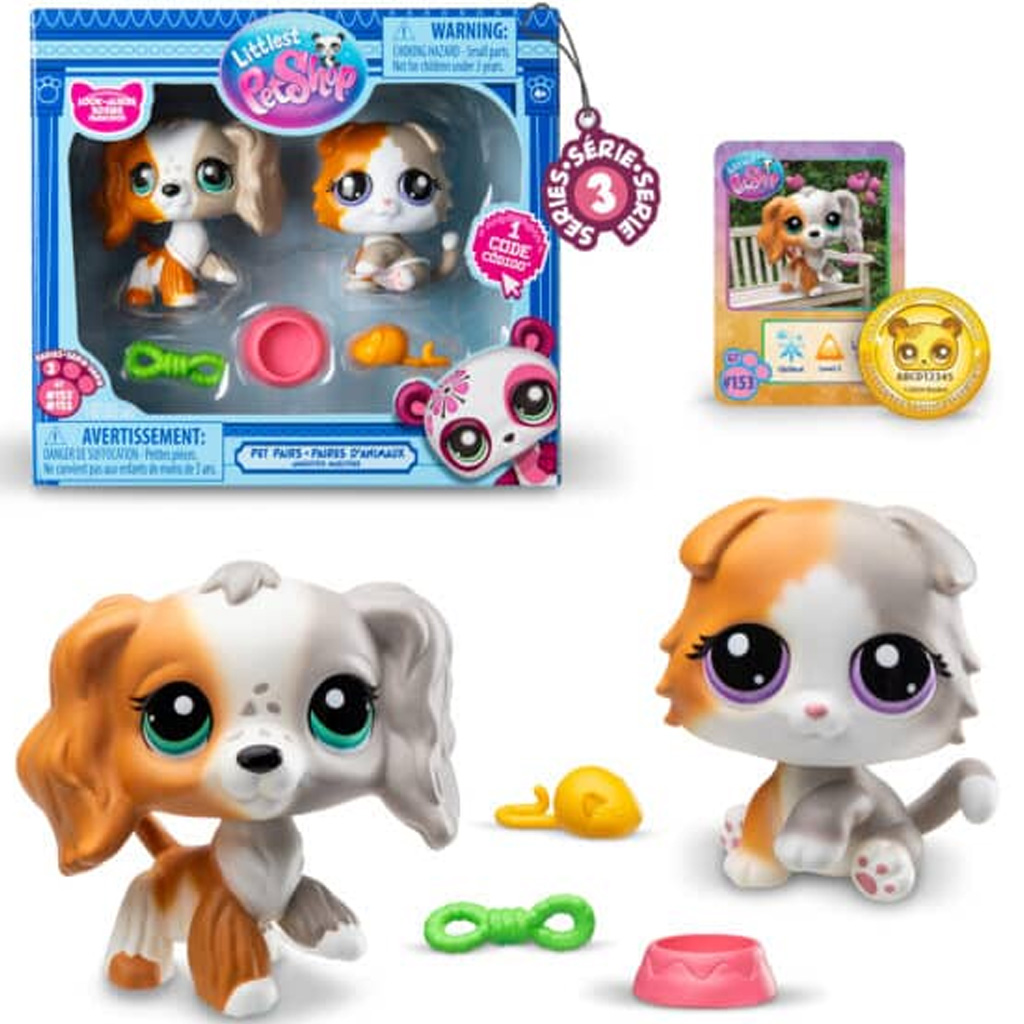 Littlest Pet Shop: Двойна фигурка на домашен любимец S3 в различни варианти 1бр изображение 4